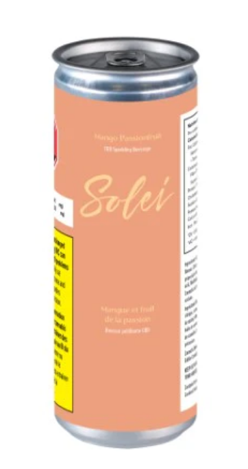 SOLEI : Mango Passionfruit Soda (355ml)