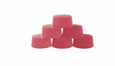 BIGGIES : 3:3:1 Raspberry Ginger Ale Live-Resin Chews Cbd:Cbg:Thc (6x10mg)