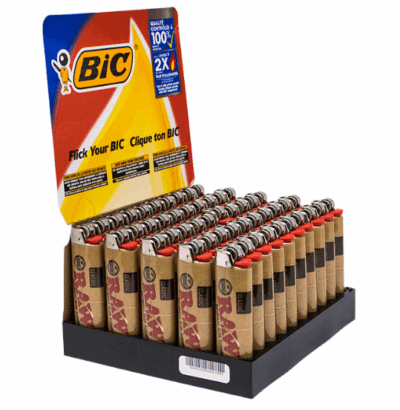 (M&C) : RAW-BIC LIGHTERS