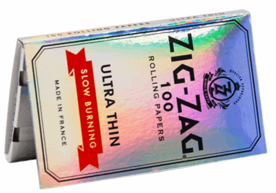 (M&C) SILVER ULTRA-THIN ZIG ZAG ROLLING PAPERS