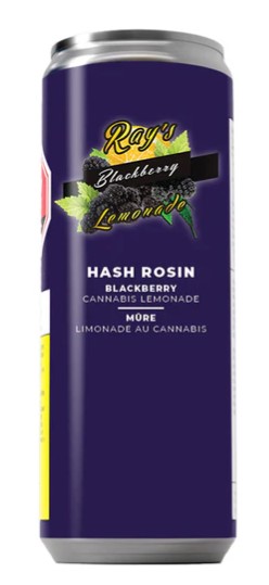 RAY'S LEMONADE : Blackberry Rosin Lemonade With Cbg (355ml)