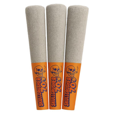 Skullcrusher 70'S - Iced Orange - Quad Diamond Infused Pre-Rolls